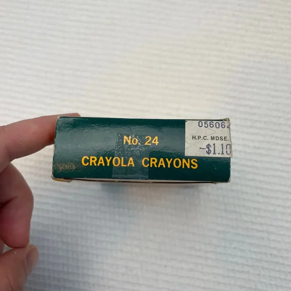 Vintage Crayola Crayons Brilliant Colors (24 Pack) Binney & Smith Not used